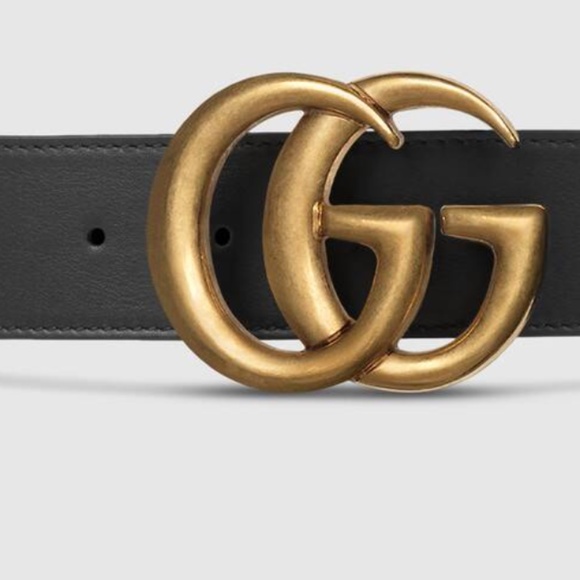 Gucci Accessories - [100% Authentic] Gucci Wide Leather GG Belt
